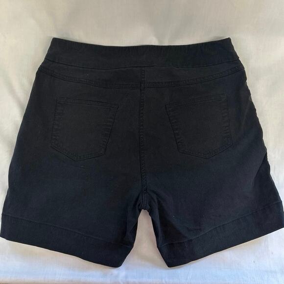Womens black stretchy shorts size 10 made by 
Slim-sation by Multiples - Picture 2 of 7